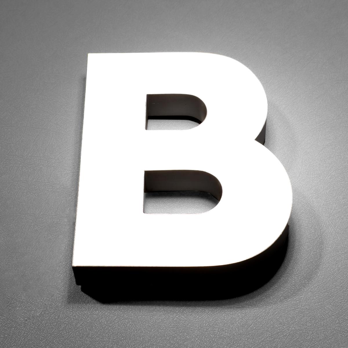 发光字树脂b字正面