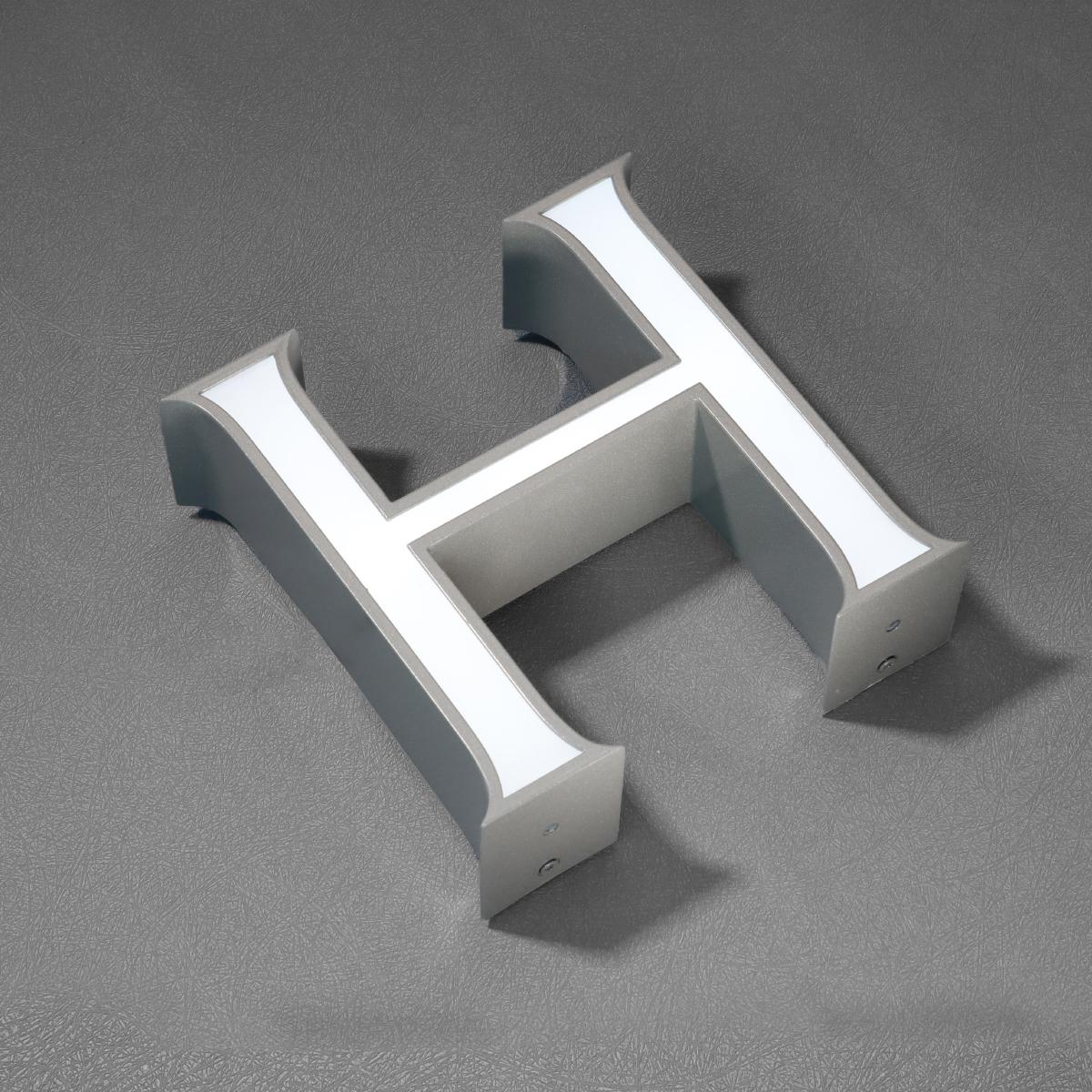 发光字镂空发光侧面